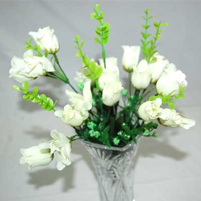 "Artificial Flowers with Vase - 538-code 003 - Click here to View more details about this Product